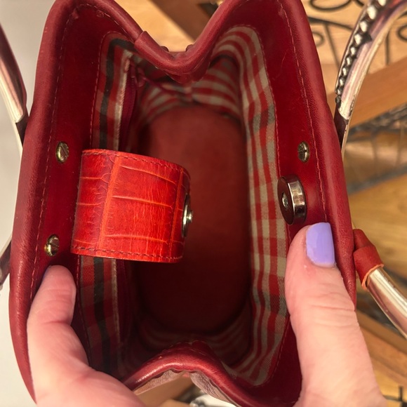 Brighton Vintage Heart Shaped Handles Mini Bucket Bag - Picture 8 of 8